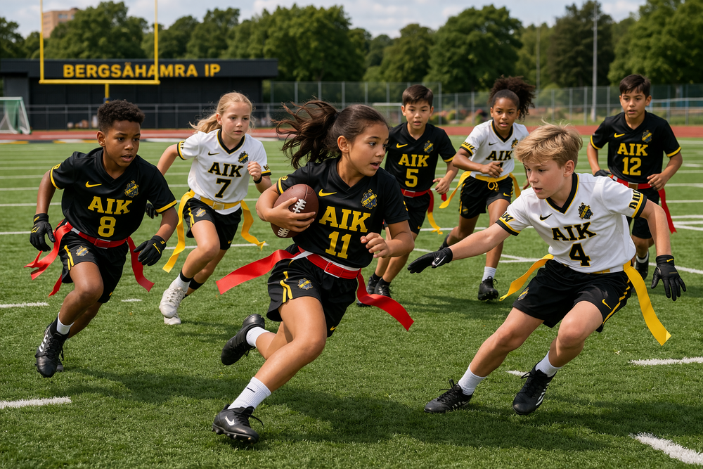 Amerikansk fotboll-skola Juni 2026